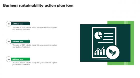 Business Sustainability Action Plan Icon