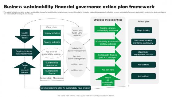 Business Sustainability Financial Governance Action Plan Framework