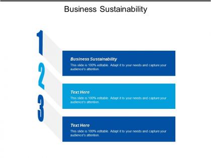 Business sustainability ppt powerpoint presentation file gridlines cpb