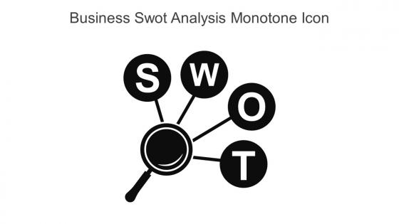 Business Swot Analysis Monotone Icon In Powerpoint Pptx Png And Editable Eps Format