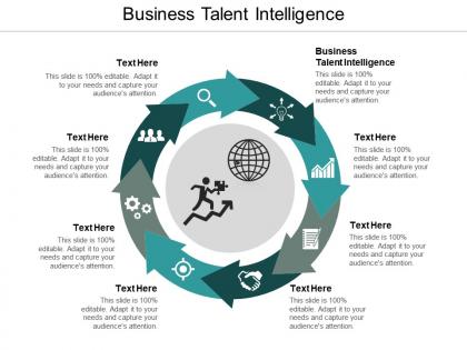 Business talent intelligence ppt powerpoint presentation icon outfit cpb