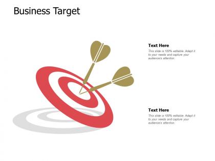 Business target arrow a568 ppt powerpoint presentation layouts show