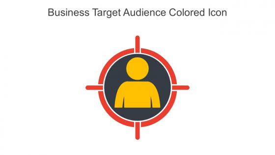 Business Target Audience Colored Icon In Powerpoint Pptx Png And Editable Eps Format