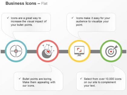 Business target selection achievement strategy ppt icons graphics