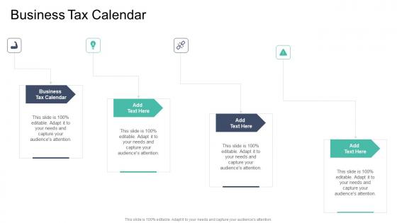 Business Tax Calendar In Powerpoint And Google Slides Cpb