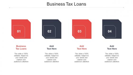 Business Tax Loans Ppt Powerpoint Presentation Layouts Graphics Template Cpb