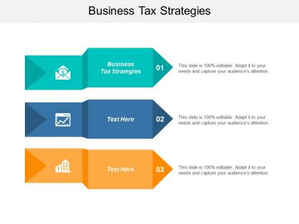 Business tax strategies ppt powerpoint presentation gallery portfolio cpb