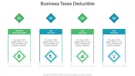Business Taxes Deductible In Powerpoint And Google Slides Cpb
