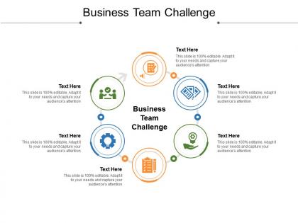 Business team challenge ppt powerpoint presentation ideas pictures cpb