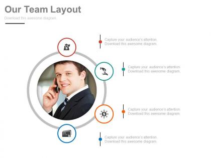 Business team professional with icons powerpoint slides