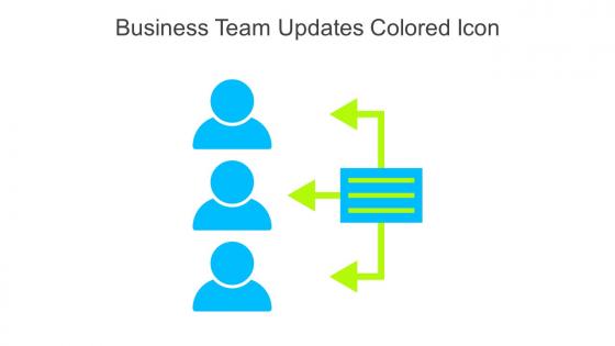 Business Team Updates Colored Icon In Powerpoint Pptx Png And Editable Eps Format