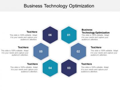 Business technology optimization ppt powerpoint presentation show templates cpb