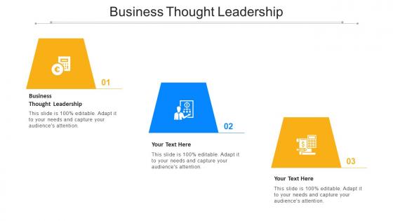 Business Thought Leadership Ppt Powerpoint Presentation Summary Outfit Cpb