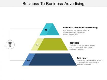 Business to business advertising ppt powerpoint presentation icon skills cpb
