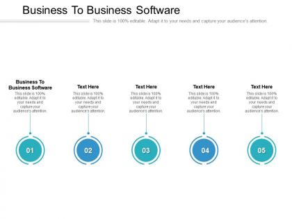 Business to business software ppt powerpoint presentation gallery themes cpb