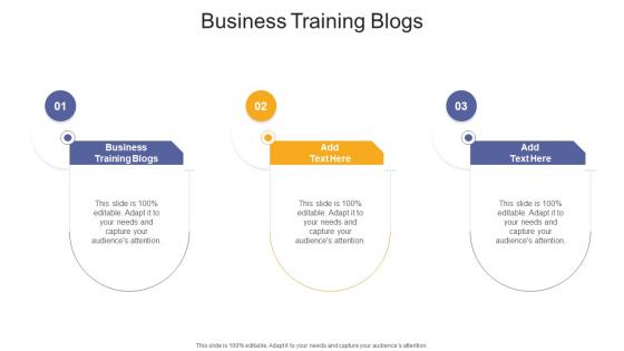 Business Training Blogs In Powerpoint And Google Slides Cpb