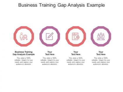 Business training gap analysis example ppt powerpoint presentation infographics graphics tutorials cpb