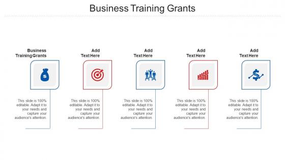 Business Training Grants Ppt Powerpoint Presentation Infographics Professional Cpb