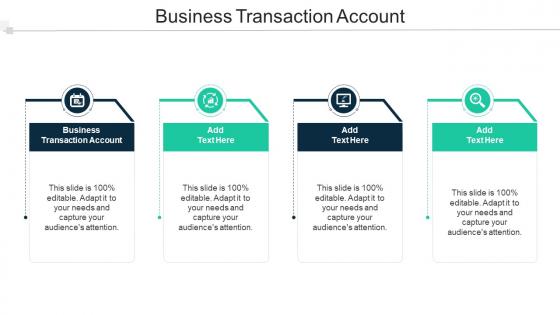 Business Transaction Account Ppt Powerpoint Presentation Ideas Guide Cpb