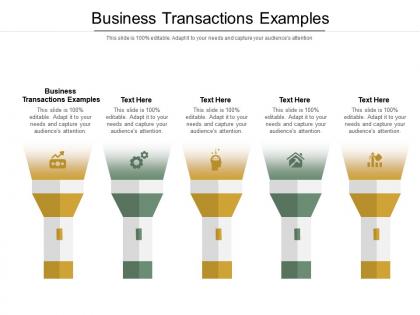 Business transactions examples ppt powerpoint presentation inspiration files cpb