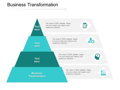 Business transformation ppt powerpoint presentation ideas graphics download cpb