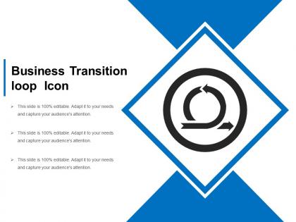 Business transition loop icon