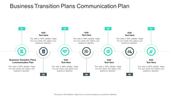 Business Transition Plans Communication Plan In Powerpoint And Google Slides Cpb