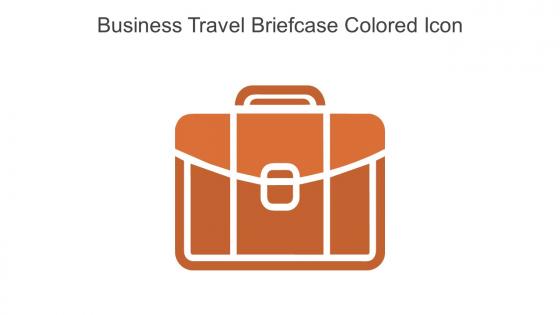 Business Travel Briefcase Colored Icon In Powerpoint Pptx Png And Editable Eps Format