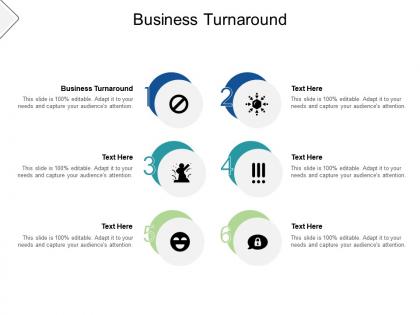 Business turnaround ppt powerpoint presentation professional graphics cpb