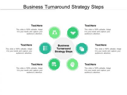 Business turnaround strategy steps ppt powerpoint presentation show infographic template cpb