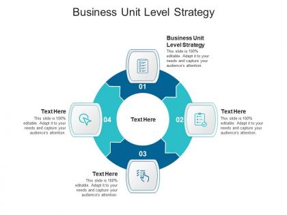 Business unit level strategy ppt powerpoint presentation ideas guide cpb