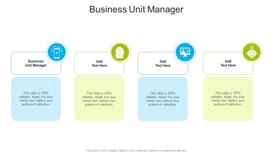 Business Unit Manager In Powerpoint And Google Slides Cpb