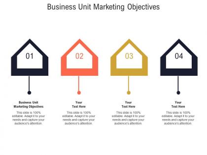Business unit marketing objectives ppt powerpoint presentation show brochure cpb