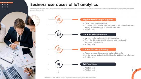 Business Use Cases Of Iot Analytics Iot Data Analytics Ppt Professional Slide Portrait
