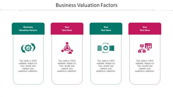 Business Valuation Factors Ppt Powerpoint Presentation Ideas Format Cpb