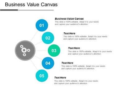 Business value canvas ppt powerpoint presentation pictures shapes cpb