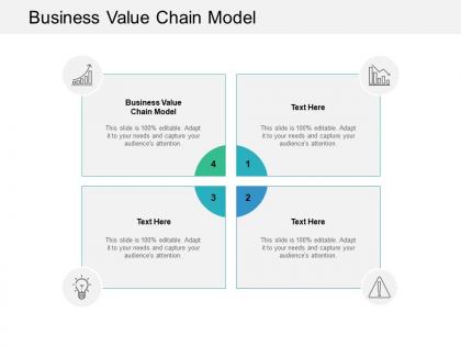 Business value chain model ppt powerpoint presentation inspiration cpb