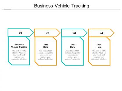 Business vehicle tracking ppt powerpoint presentation show summary cpb