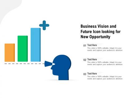 Business vision and future icon looking for new opportunity