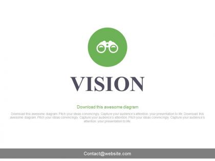 Business vision for future benefits powerpoint slides