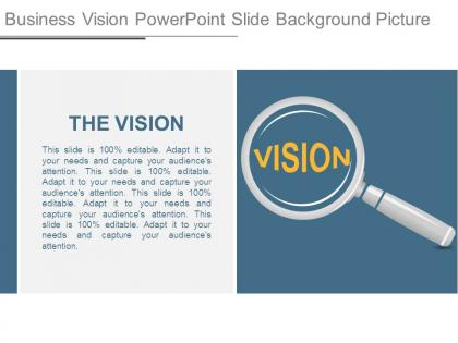Business vision powerpoint slide background picture