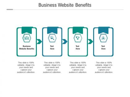Business website benefits ppt powerpoint presentation portfolio sample cpb