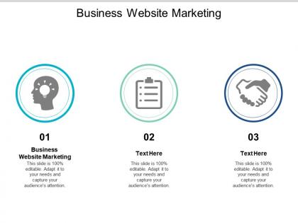 Business website marketing ppt powerpoint presentation outline introduction cpb