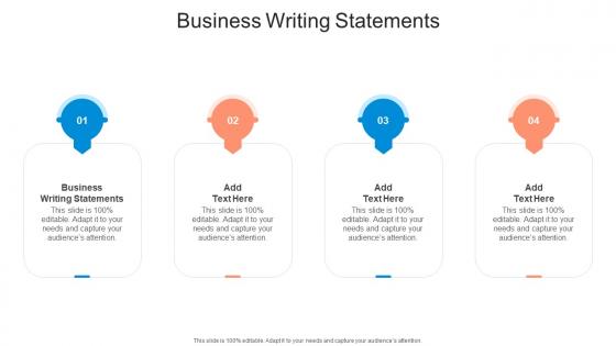 Business Writing Statements In Powerpoint And Google Slides Cpb