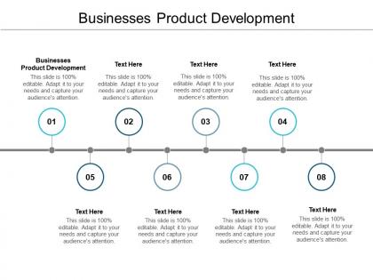 Businesses product development ppt powerpoint presentation ideas layout ideas cpb