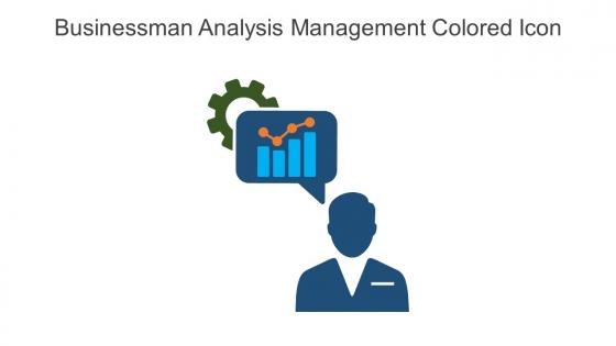 Businessman Analysis Management Colored Icon In Powerpoint Pptx Png And Editable Eps Format