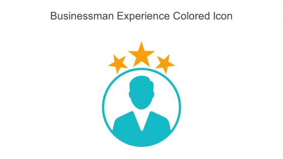 Businessman Experience Colored Icon In Powerpoint Pptx Png And Editable Eps Format