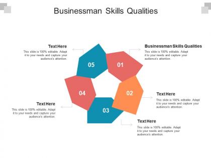 Businessman skills qualities ppt powerpoint presentation file example file cpb