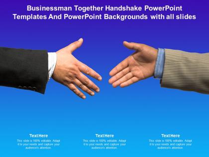 Businessman together handshake powerpoint templates with all slides ppt powerpoint