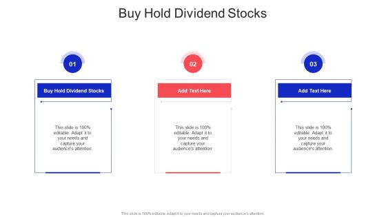 Buy Hold Dividend Stocks In Powerpoint And Google Slides Cpb